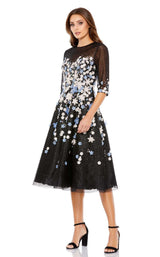 1 of 3 Mac Duggal 11161 Black Multi