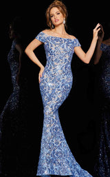 1 of 3 Jovani 1122 Dress Periwinkle