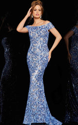 1 of 5 Jovani 1122 Dress Periwinkle