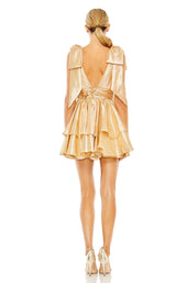 6 of 6 Mac Duggal 11657 Dress Pale-Gold