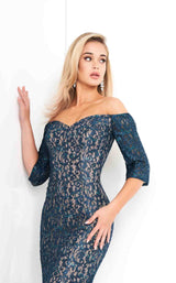 4 of 6 Jovani 1198BG Peacock