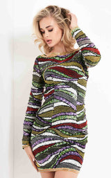 3 of 9 Jovani 1245BG Multi