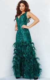 5 of 5 Jovani 05660 Green