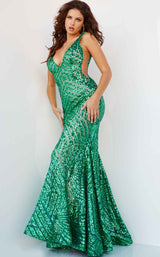 4 of 5 Jovani 24097 Emerald