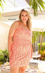 1 of 8 Primavera Couture 14021 Dress Coral