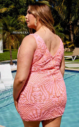 10 of 13 Primavera Couture 14024 Dress Coral