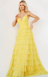 2 of 4 Jovani 08480 Yellow