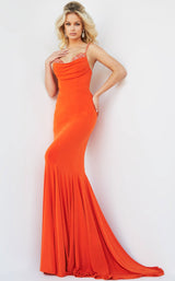 2 of 4 Jovani 23201 Orange