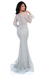 2 of 2 Cecilia Couture 1552 Grey-Silver