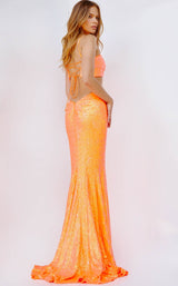 2 of 2 Jovani 23827 Orange