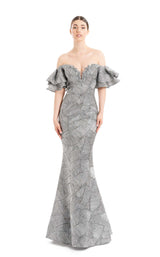 5 of 7 Daymor 1652F22 Dress SILVER
