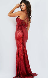 2 of 2 Jovani 22531 Red