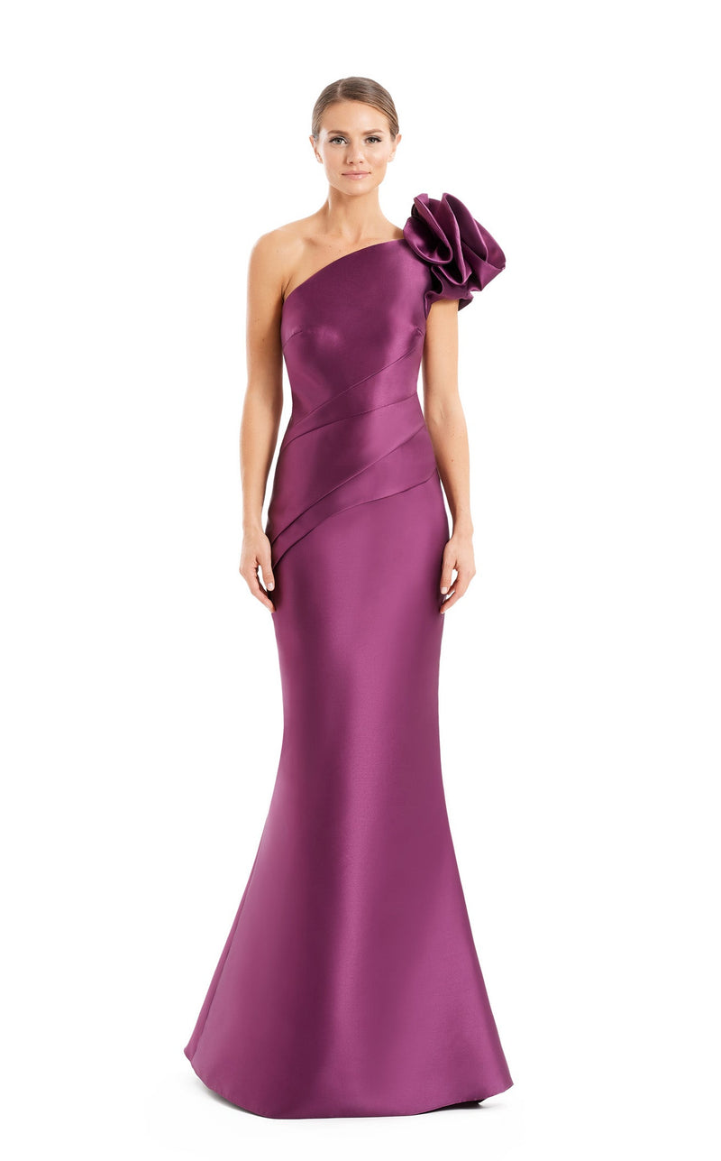 Daymor 1673F22 Dress PLUM