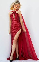 4 of 4 Jovani 09014 Red