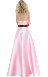 2 of 4 Jovani 1799 Pink/Black