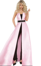 1 of 4 Jovani 1799 Pink/Black