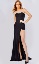 1 of 2 Jovani 09988 Black