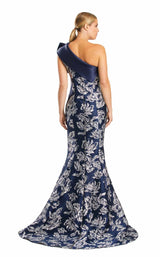 4 of 4 Daymor 1851F23 Dress Navy-Silver
