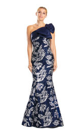 1 of 4 Daymor 1851F23 Dress Navy-Silver