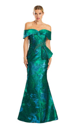 4 of 6 Daymor 1852F23 Dress Emerald-Multi