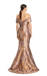 6 of 6 Daymor 1852F23 Dress Mocha-Multi