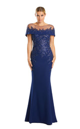 4 of 6 Daymor 1866F23 Dress Navy
