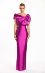 6 of 7 Daymor 1885F23 Dress Fuchsia