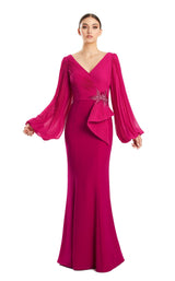 4 of 9 Daymor 1886F23 Dress Cranberry