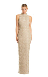 1 of 5 Daymor 1893F23 Dress Gold
