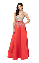 2 of 6 Terani 1911P8497 Crystal-Red