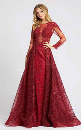 1 of 12 Mac Duggal 20100 Burgundy