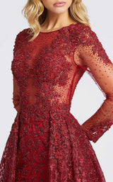 8 of 12 Mac Duggal 20100 Burgundy