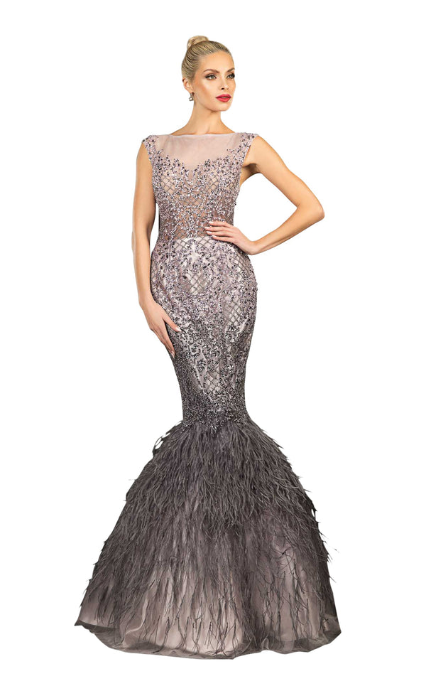 strapless open back dress Gold Halter Sequin A-Line Mini Party Dress MYC1050 main image 0