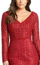 5 of 6 Mac Duggal 20271 Burgundy