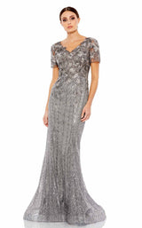 1 of 6 Mac Duggal 20282 Dress Dark-Gray