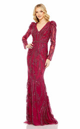 1 of 6 Mac Duggal 20349 Dress Berry