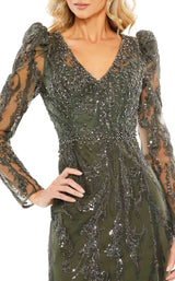 4 of 6 Mac Duggal 20349 Dress Olive