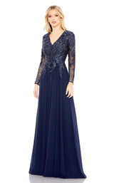 1 of 3 Mac Duggal 20388 Dress Navy