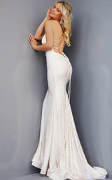 4 of 4 Jovani 05960 Off-White-Gold