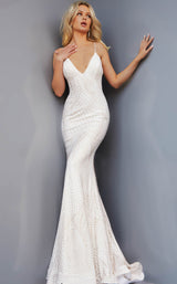 2 of 4 Jovani 05960 Off-White-Gold