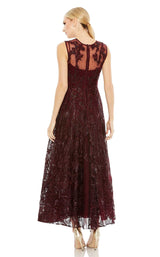 2 of 3 Mac Duggal 20421 Burgundy