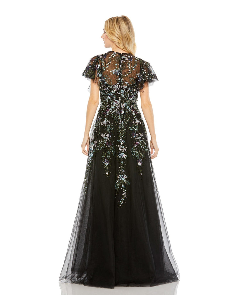 Mac Duggal 20436 Black Multi