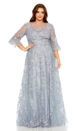 1 of 3 Mac Duggal Fabulouss 20471 Dress Platinum