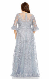 3 of 3 Mac Duggal Fabulouss 20471 Dress Platinum