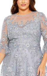 2 of 3 Mac Duggal Fabulouss 20471 Dress Platinum