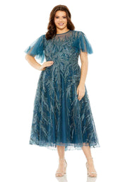 1 of 3 Mac Duggal Fabulouss 20477 Dress Ocean