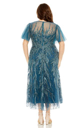 3 of 3 Mac Duggal Fabulouss 20477 Dress Ocean