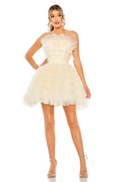 2 of 8 Mac Duggal 20529 Ivory