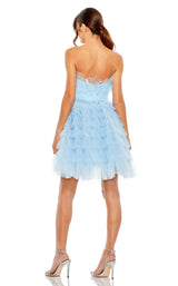 6 of 8 Mac Duggal 20529 Powder Blue