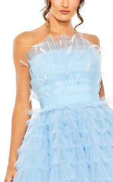 4 of 8 Mac Duggal 20529 Powder Blue